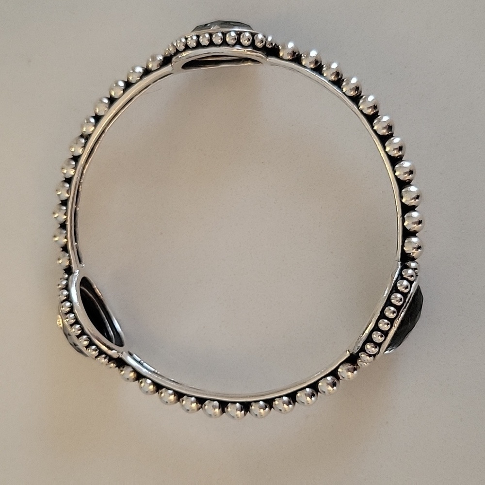 Lagos bangle,black onyx